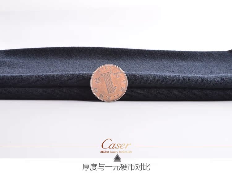 Caesar caser phụ nữ một lớp dày mùa thu quần Xinster chà nhám lông cừu đầu gối cơ thể chân mỏng eo cao quần ấm quần áo giữ nhiệt nam uniqlo