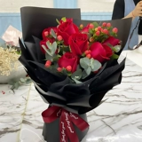 Салфетка для лица, белая корейская водонепроницаемая упаковка с розой в составе, полупрозрачная растушевка, подарок на день рождения