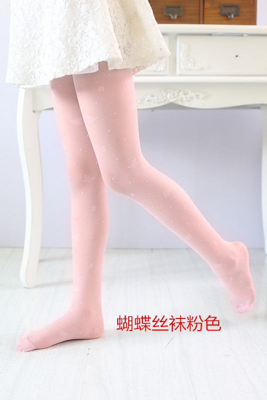 Trẻ em pantyhose mùa hè mỏng cô gái chống móc vớ trẻ em lớn của quần vớ trẻ em nhảy vớ trắng