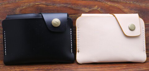 Plant Tanning Real Cow Leather Multifunction Card Bag Zero Wallet Original Handmade Retro Small Money Clip Dutch