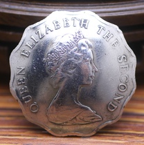 Handmade leather goods cloth buckle coin buckle silver 28mm curved edge young Queen DIY