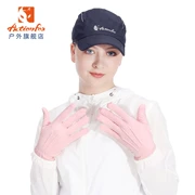 Găng tay Happy Fox Găng tay bảo vệ mùa hè dành cho nữ Găng tay chống nắng Găng tay chống nắng Bike Driving Women Găng tay chống nắng 4242 - Găng tay