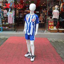 Special Step Child Fashion Summer Boy Football Suit Racing Suit Big Boy Sportswear 2 Pieces 679225394228