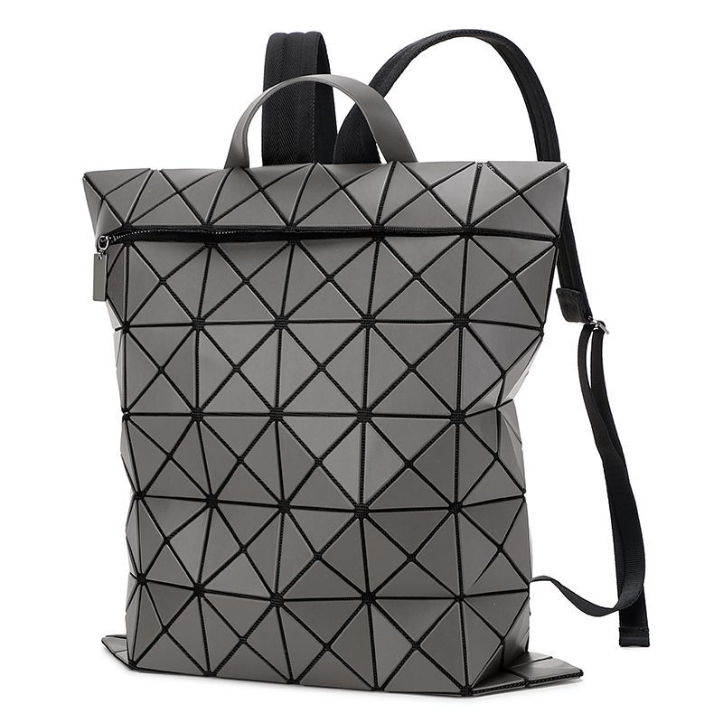 Japan 2026 New Unisex Geometric Quilted Backpack Laptop Bag Couple Style Quilted School Bag Trendy