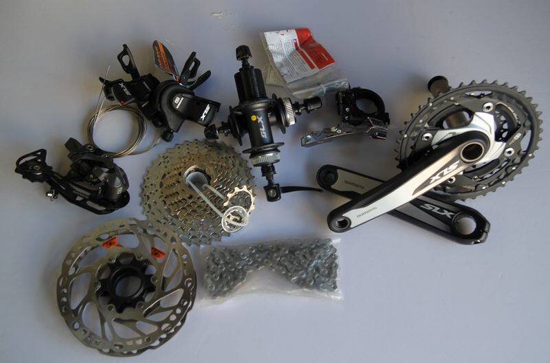 2012 Shimano Shimano slx m670 10 speed big groupset including brakes