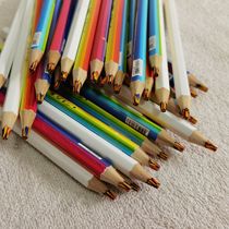 Foreign trade tail goods thick core rainbow pen multi-color painting color pencil creative children students cute color pen slight defects