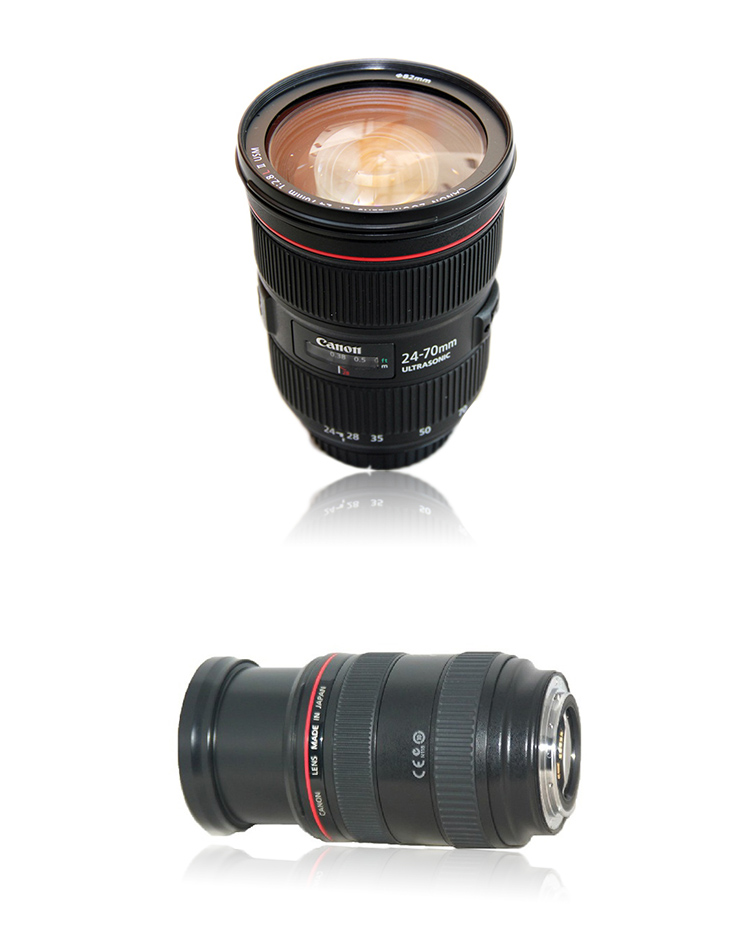 Canon 24 70 f2.8L F4 thế hệ thứ hai ống kính macro góc rộng góc rộng màu đỏ góc rộng