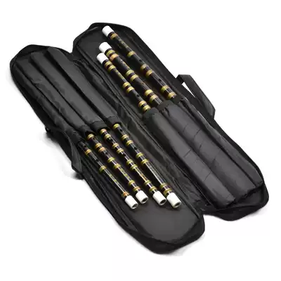 Mountain Ye bamboo flute 7-tone set of flute seven-pack bamboo flute seven-tone flute small A- down B black Beginner flute