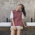 Niii những người yêu thích mùa thu đông sản phẩm mới Aberdeen phong cách văn học trung tính LES đẹp trai T áo len kích thước nhỏ áo vest khoác nam Dệt kim Vest