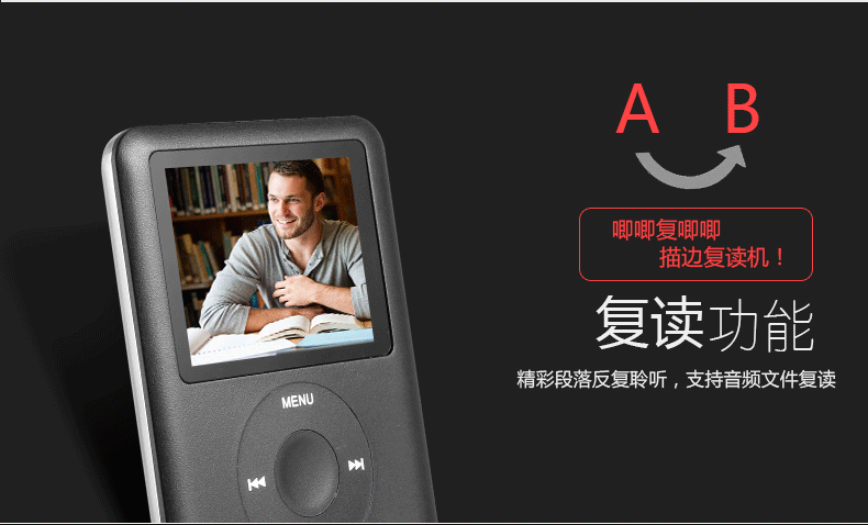 máy nghe nhạc ipod nano Trình phát nhạc xác thực Mp3 mp4 với màn hình mini sinh viên thể thao chạy ghi âm Walkman MP5 có thể được đặt bên ngoài máy nghe nhạc android