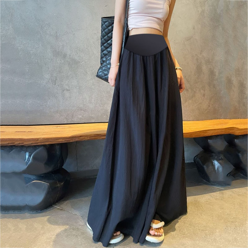 Next Alice Maternity Pants Skirt Summer Thin New Style Fashionable Casual Drapey Lazy Ice Silk Belly Support Yamamoto Pants Next Alice Maternity Pants Skirt Summer Thin New Style Fashionable Casual Drapey Lazy Ice Silk Belly Support Yamamoto Pants