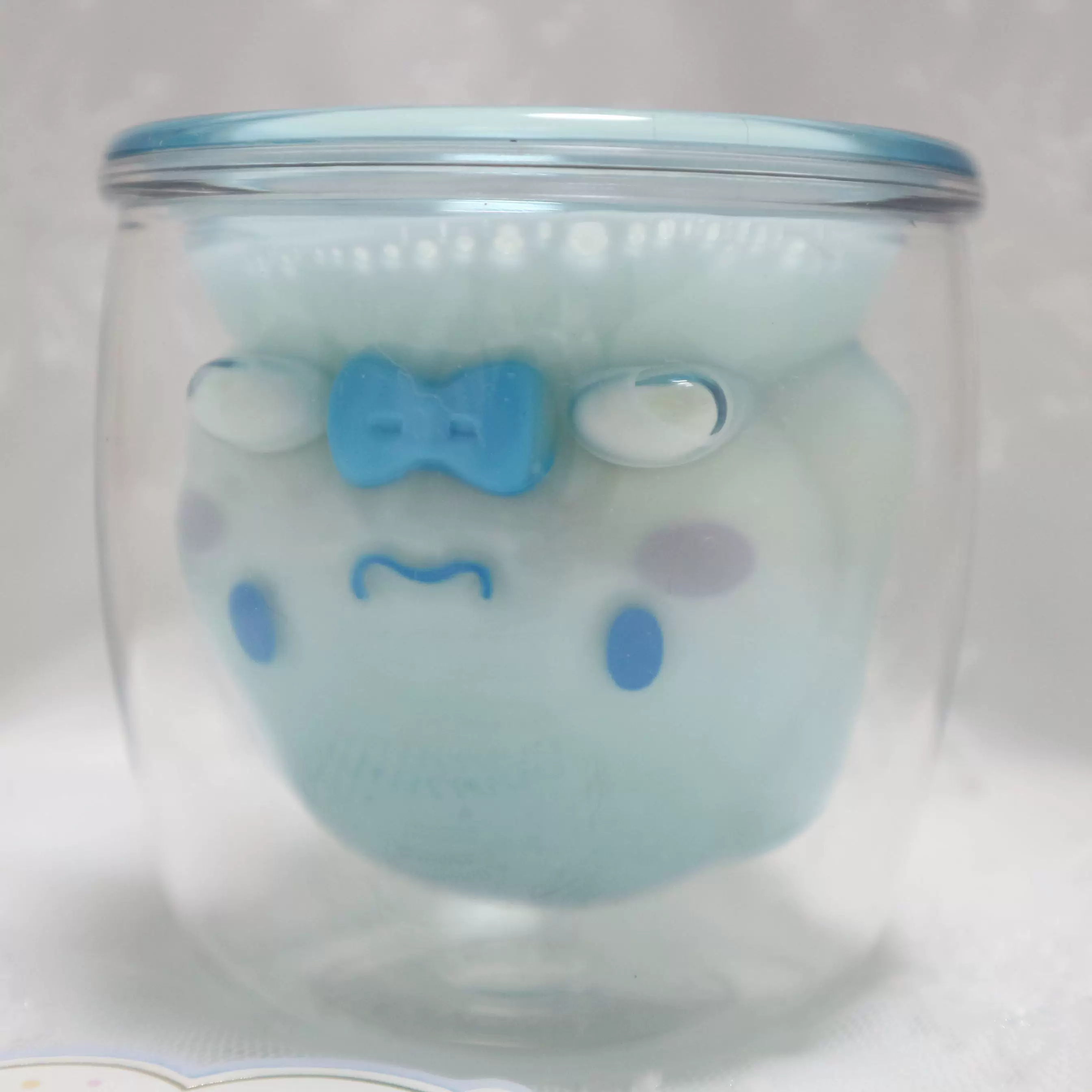 Двухслойный молочный стакан (Miss Yugui Sanrio Cinnamoroll), 180 мл, термостойкость до 80°C