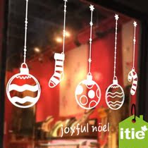 Tielove stickers wall stickers super fine Christmas New Year gifts window glass decoration-Christmas decorative stickers