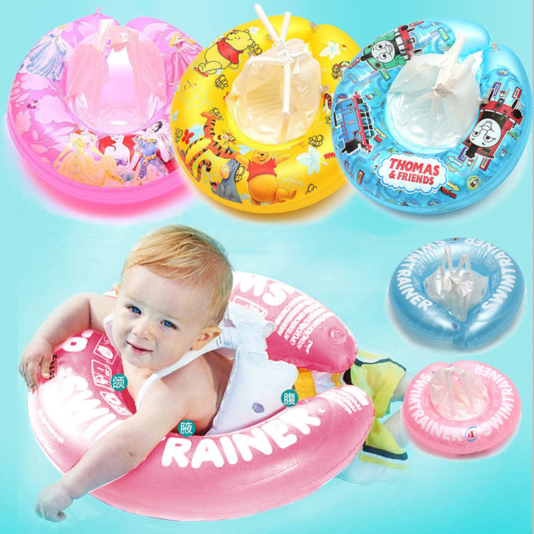 Newborn baby baby swim circle groveling groveling child axillary wring vest type neck ring home bath 0-3 years old