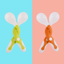 Baby tableware Learn to eat elbow spoon fork set Crooked spoon Learn to eat Baby supplementary food spoon training rice spoon set
