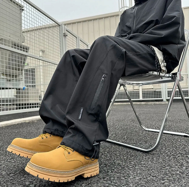 Fog Dunk Assault Pants for Men and Women, New Loose Straight-Leg Sports Pants for Spring and Autumn, Waterproof Functional Workwear Casual Pants