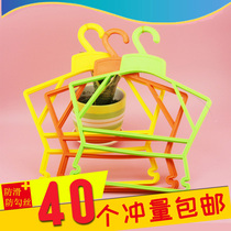 Thickened plastic childrens one-piece hanger Photography Childrens clothing store suit hanger Childrens baby clothes support household clothes hang