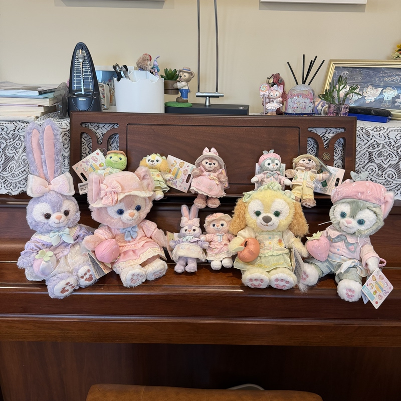 Domestic Disney Purchasing Agent for Jelly Summer Duffy, Mei Mei, Olu, Tony, Belle, Cookieann, Lulu Keychain Figures