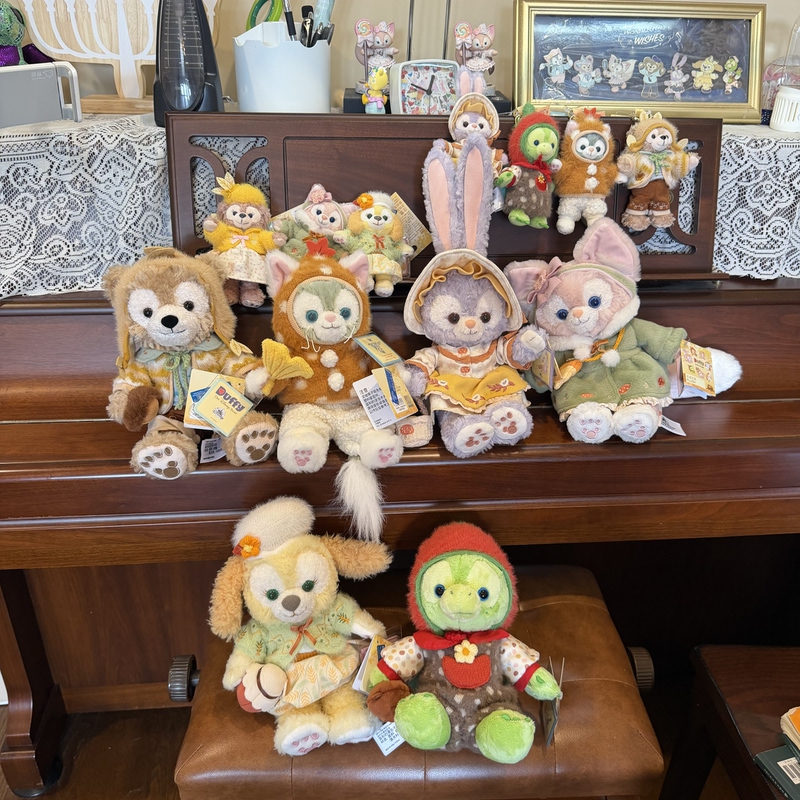 Domestic Disney Purchasing Agent 26 Autumn Time Duffy Rose Olu Tony Belle Bingbing Lulu Doll Keychain