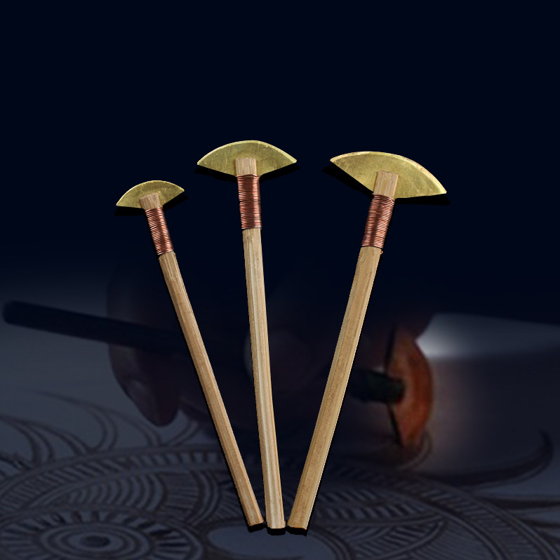 Qiandongnan Danzhai fan-shaped wax knife set Guizhou Miao handmade batik diy tool material pack set