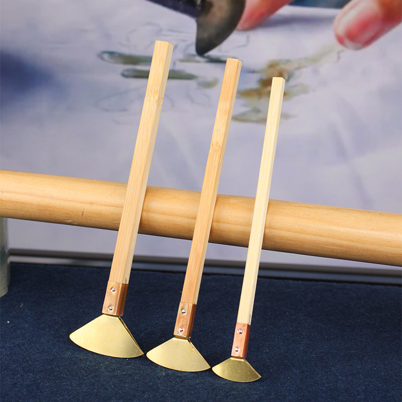 Half circle fan-shaped wax knife wax printing knife set, Guizhou Miao Buyi handmade wax printing DIY tool material package