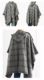 Velvet Home Welsh Plaid Cashmere Cape Coat 2023 British Style Scarf Style Ribbon Hooded Shawl Coat