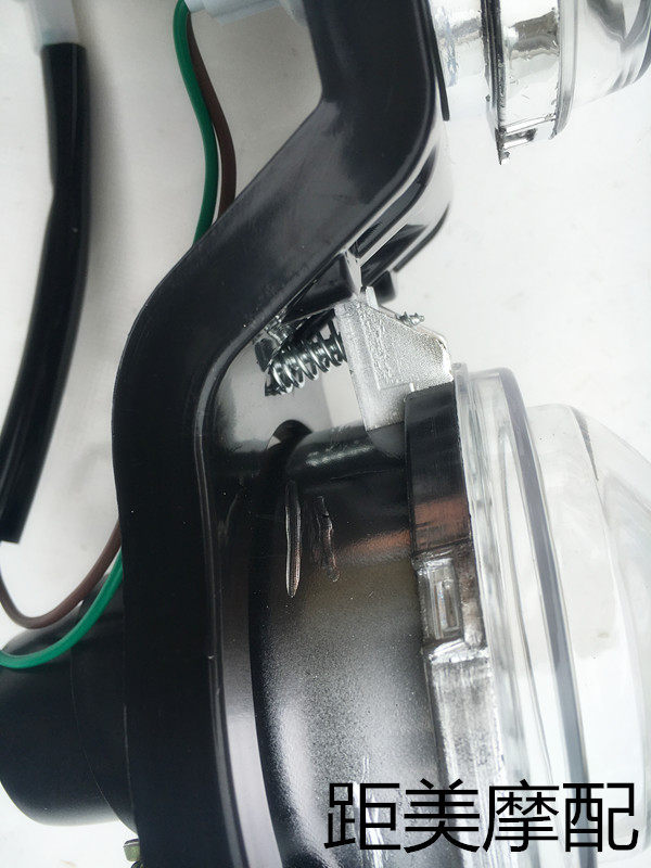 Little Turtle King Dual-Light Electric Scooter European Version Accessories, Upper and Lower Headlight Assembly, Motorcycle Front Headlight Lamp