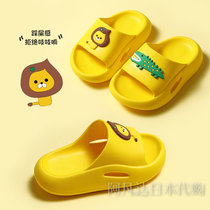 Japan Japanese JULIPET childrens slippers boys soft-bottomed cartoon home parent-child bathroom kids baby sandals