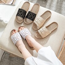 Japan Japan Japan Department JULIPET Summer Ladies cool slippers Home Skid Floor Home Linen Slippers women Ins