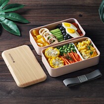 Day-style lunch box Lunch Box with Fat Slimy Fitness Womens Dining Box Suit to work family Double microwave oven heating portable