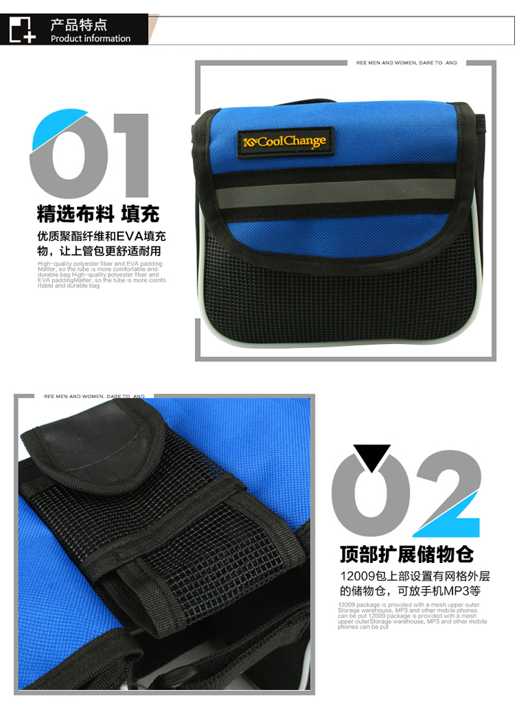 Sacoche pour vélo mixte COOLCHANGE - Ref 2211549 Image 31