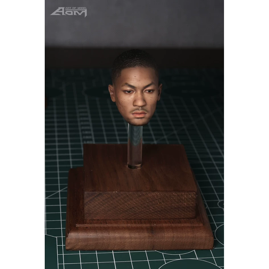 [Дополнительная оплата] Голова скульптуры Derrick Rose в спокойном pro-painted стиле 1/6