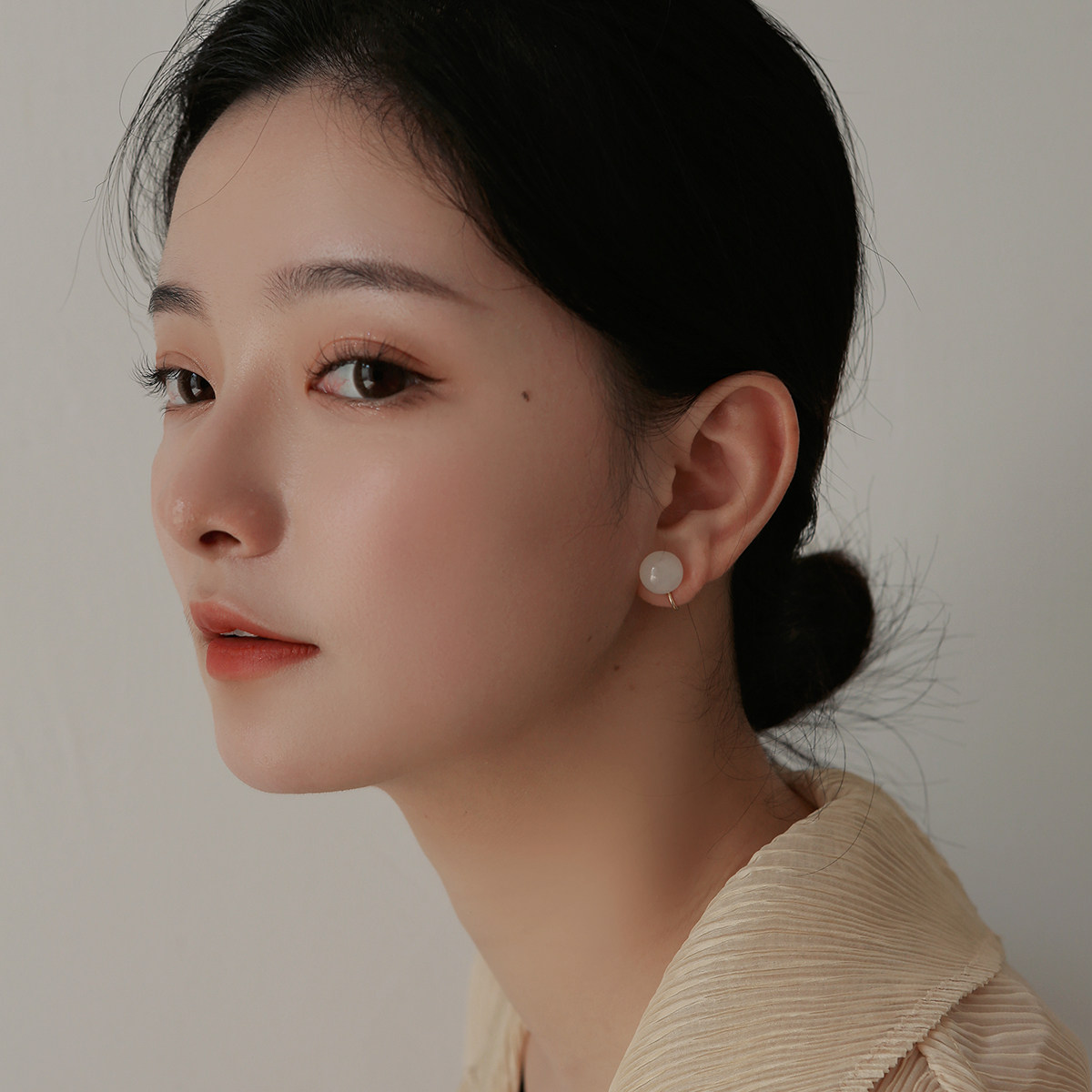 Water Moisturizing Hearths and Tian Yuear Nails Women's High Sensation Light Extravagant Mosquito Coil Pan Ear Clip Without Earrings Earrings Earrings 