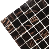 Северная простая черная стеклянная мозаичная плитка плитка кирпичная лабораторная фоновая стена талант