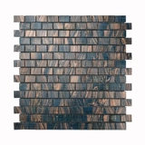 Retro Teng's Blue Glass Mosaic Plain Ванная комната для ванной комнаты балкон фон кухня ресторан синяя стена плитка