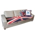 Union Jack sofa sofa bông đệm xuất khẩu sang Hàn Quốc handmade chăn giặt khăn sofa đệm nỗi nhớ retro - Ghế đệm / đệm Sofa