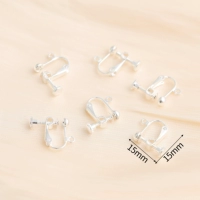 E4-3-03#10 Серебряное полушарие Винт Ушной зажим 10