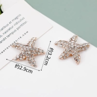 Модель со стразами пятиконечная звезда G-13-10