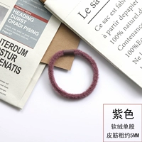 Фиолетовый мягкий бархат в одну прядь толщиной около 5 мм - цена 10 шт.