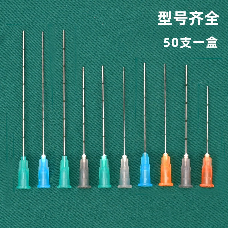 Blunt Needle Disposable Ton Pin 14g 22 20g21 22 18 27 27 23g25G 30G with engraving 100MM70MM50