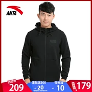 Anta Men Sports Top 2019 Mới mùa thu Đan áo len nam Áo khoác hoodie Áo khoác nam - Áo khoác thể thao / áo khoác