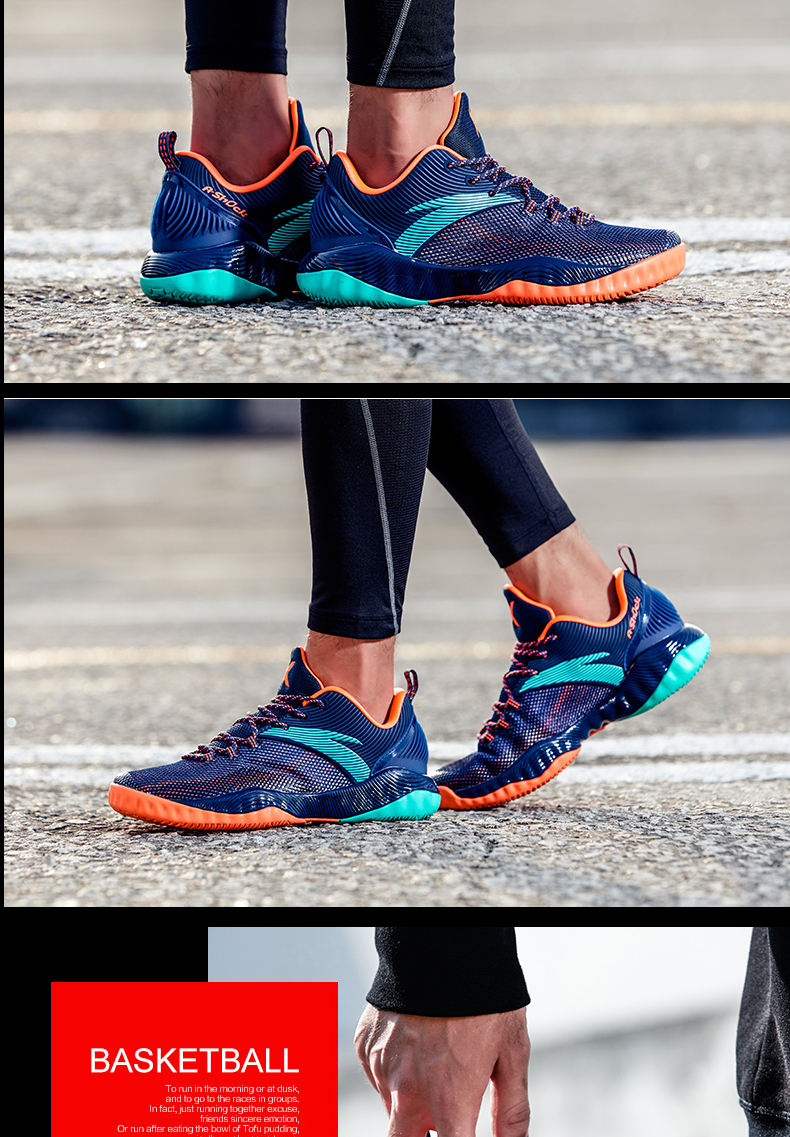 Anta giày bóng rổ nam giày 2018 giày bóng rổ mới non-slip thấp-cắt sneakers men Thompson sneakers giày the thao nam giá rẻ
