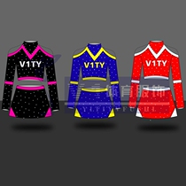 Cheerleading dress cheerleader group cheerleading perform bodysuit and take the stage to the childrens daughter