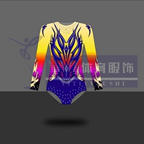 Bodybuilding Gymnastics Suit Art Gymnastics Suit Students Competitive Bodybuilding Fitness to perform a dance suit