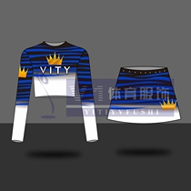 Professional Custom Child cheerleader Conquerors aerobatics aerobatics out of the public bodybuilding Gymnastics Dance Dress