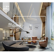 Shanghai office decoration design renderings office building factory exhibition hall wine shop decoration design
