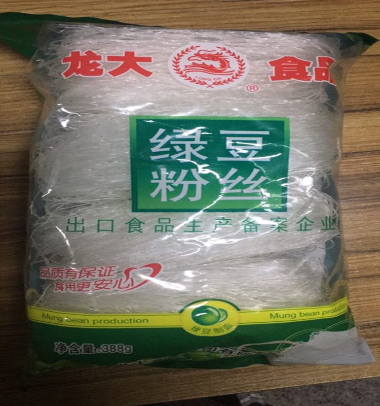Dragon Dao Green Bean fan pure green bean fan 388g*5 bag