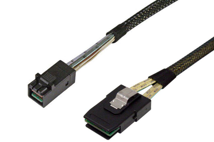 Molex SFF-8643 to SFF-8087 MiniSAS HD 0 3 m 30awg 1110671100