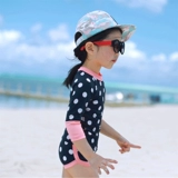 Детский купальник, раздельный лонгслив, детские штаны для раннего возраста, 2-8 лет, защита от солнца