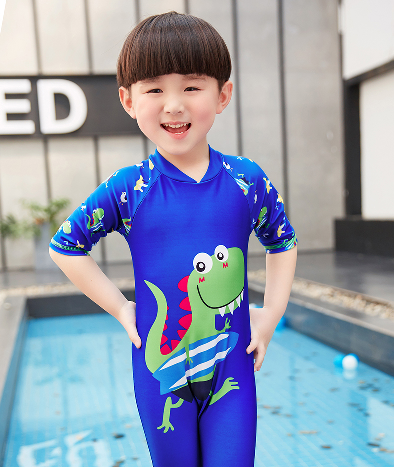 Đồ bơi cho bé trai Trẻ em Xiêm 2 Mũ quỷ 3 Trẻ em 4 Trẻ sơ sinh 1-8 Năm Cậu bé Áo tắm cho bé - Bộ đồ bơi của Kid đồ bơi trẻ em quần rời